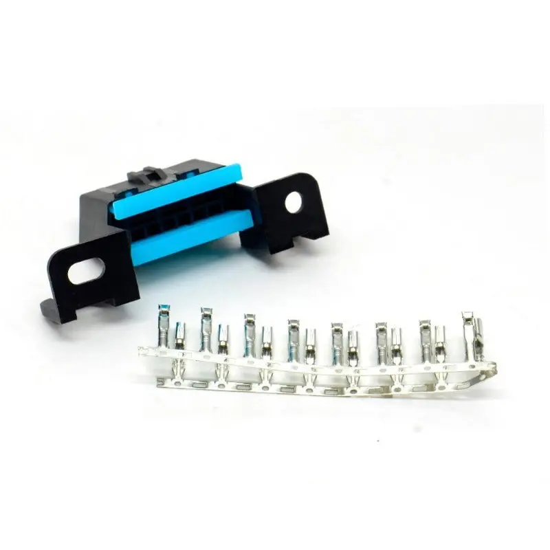 10Pcs Universal Obd-2 16Pin Female Connector Obdii Car Auto Adapter Plug Cable J1962 1