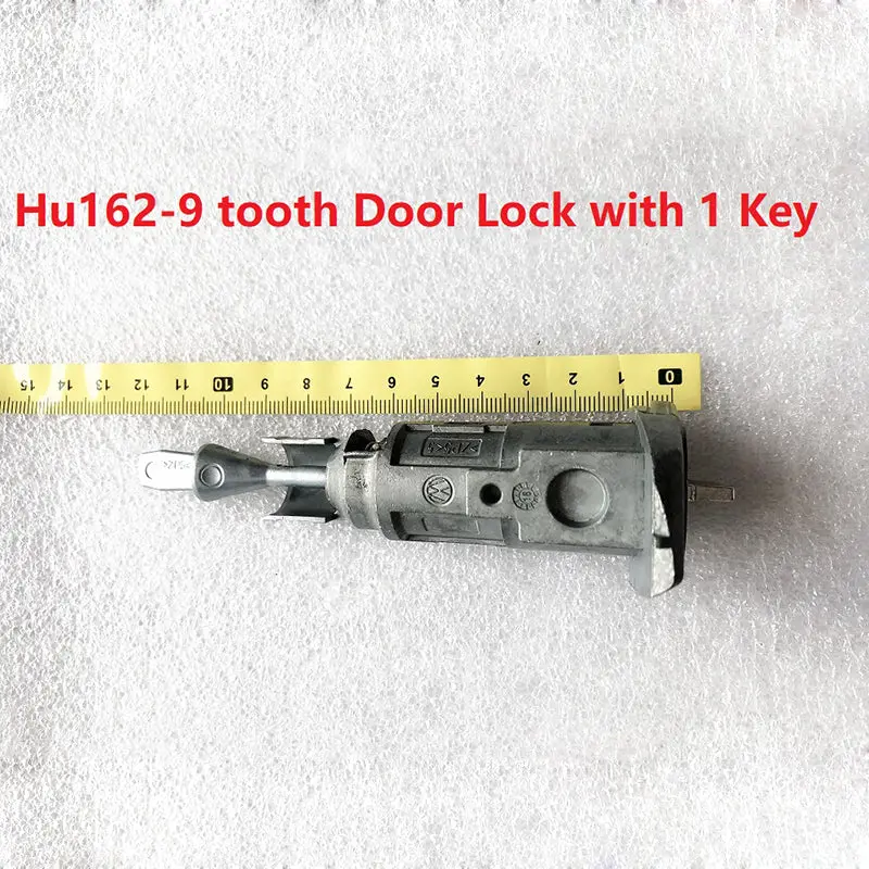 Hu162t-9 Vw Car Door Lock Cylinder With 1Pcs Key For Volkswagen Locksmith Training Practice Tool 1