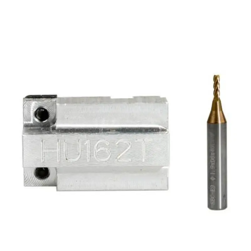 Hu162t Key Clamp With 1.9Mm Milling Cutter For Sec-E9, Miracle A4 A5 A6 A7 A8 A9 Key Cutting Machine 1