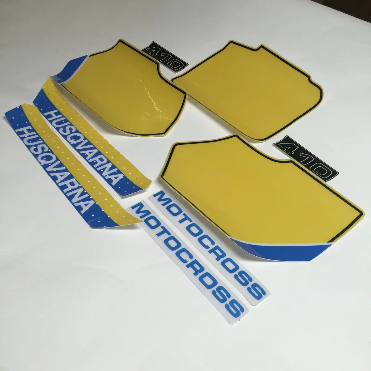 Husqvarna, 1987, 410 Cross Country Decal Kit, Reproduction 1