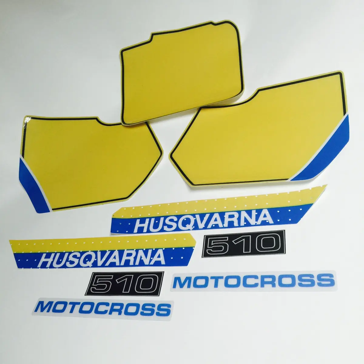 Husqvarna, 1987, 510 Cross Country Decal Kit, Reproduction 1