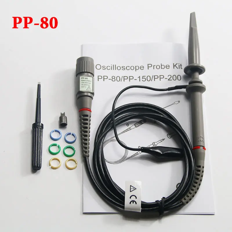 Hantek Pp-80 /Pp-150 /Pp-250 Oscilloscope Probes 60Mhz 100Mhz 200Mhz 250Mhz Osciloscopio Tester 1