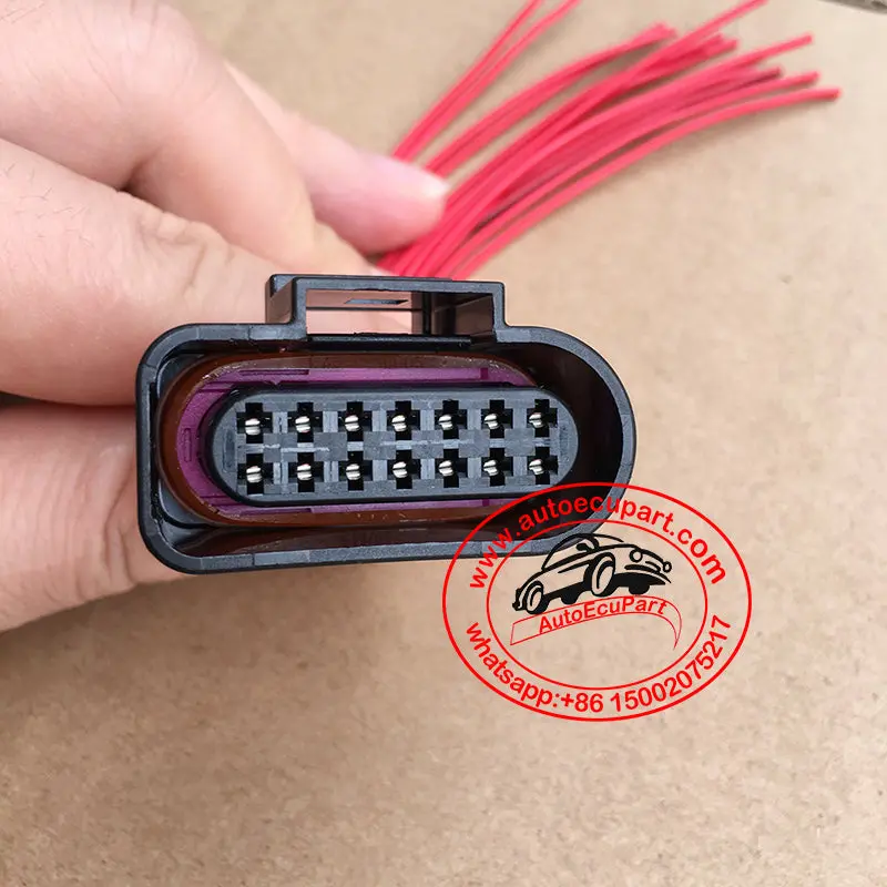 Harness Plug Connector For Vw Audi 09G 6 Speed Auto Gearbox Transmission 14-Way 6X0973717 2