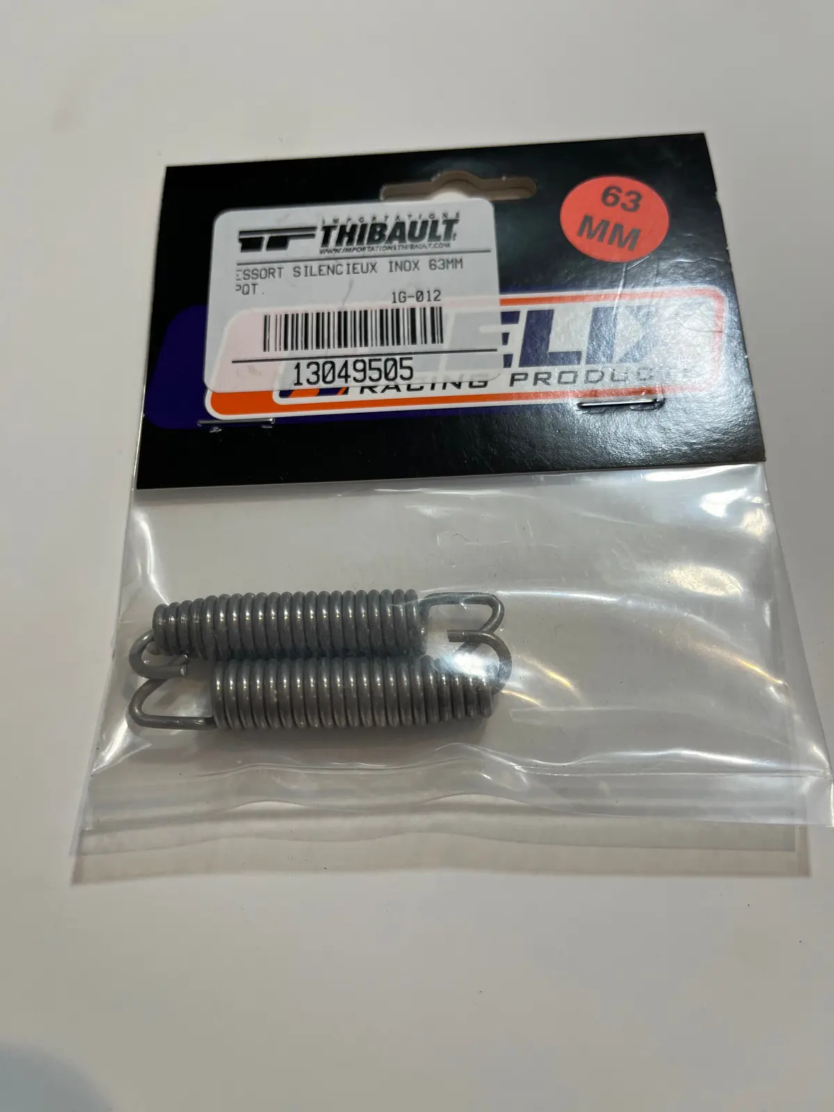 Can Am Exhaust Spring 63 Mm Stainless Steel W/Swivel, 2 Pieces 1