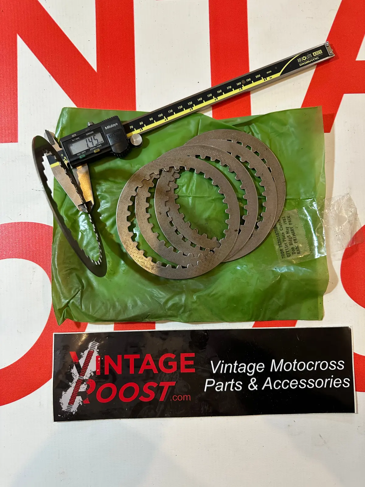 Steel Clutch Plates, 1.45Mm, 5 Pack, Nos 1