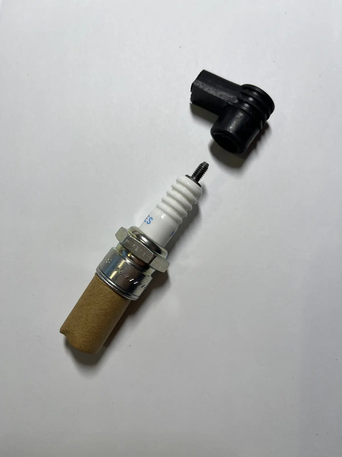 Spark Plug Cap, Bosch Type, Black, For Small End Spark Plug, See Photo 1.25" Long - New! 1