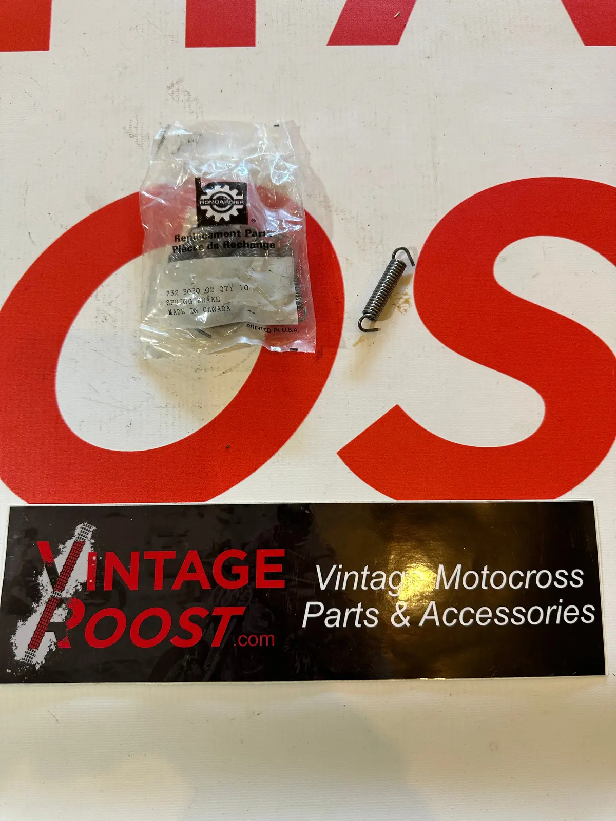Brake Spring, Set Of 2, Nos 1