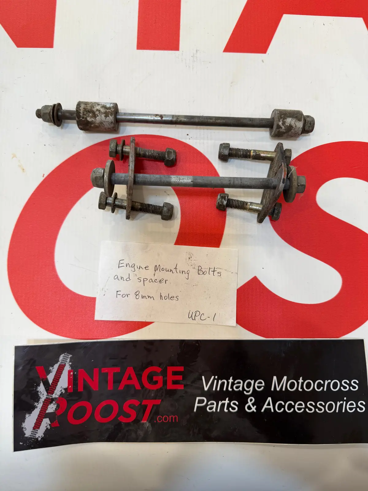 Can Am, Engine Mounting Bolts And Spacers, For 8 Mm Holes, Used Parts 1