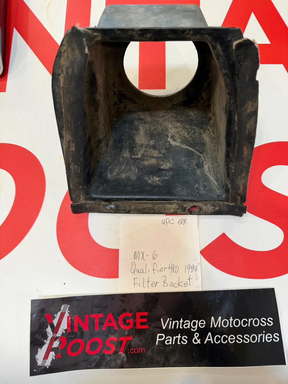Can Am,  1980 Mx6, Qualifier 400, Filter Bucket, Used Parts 1