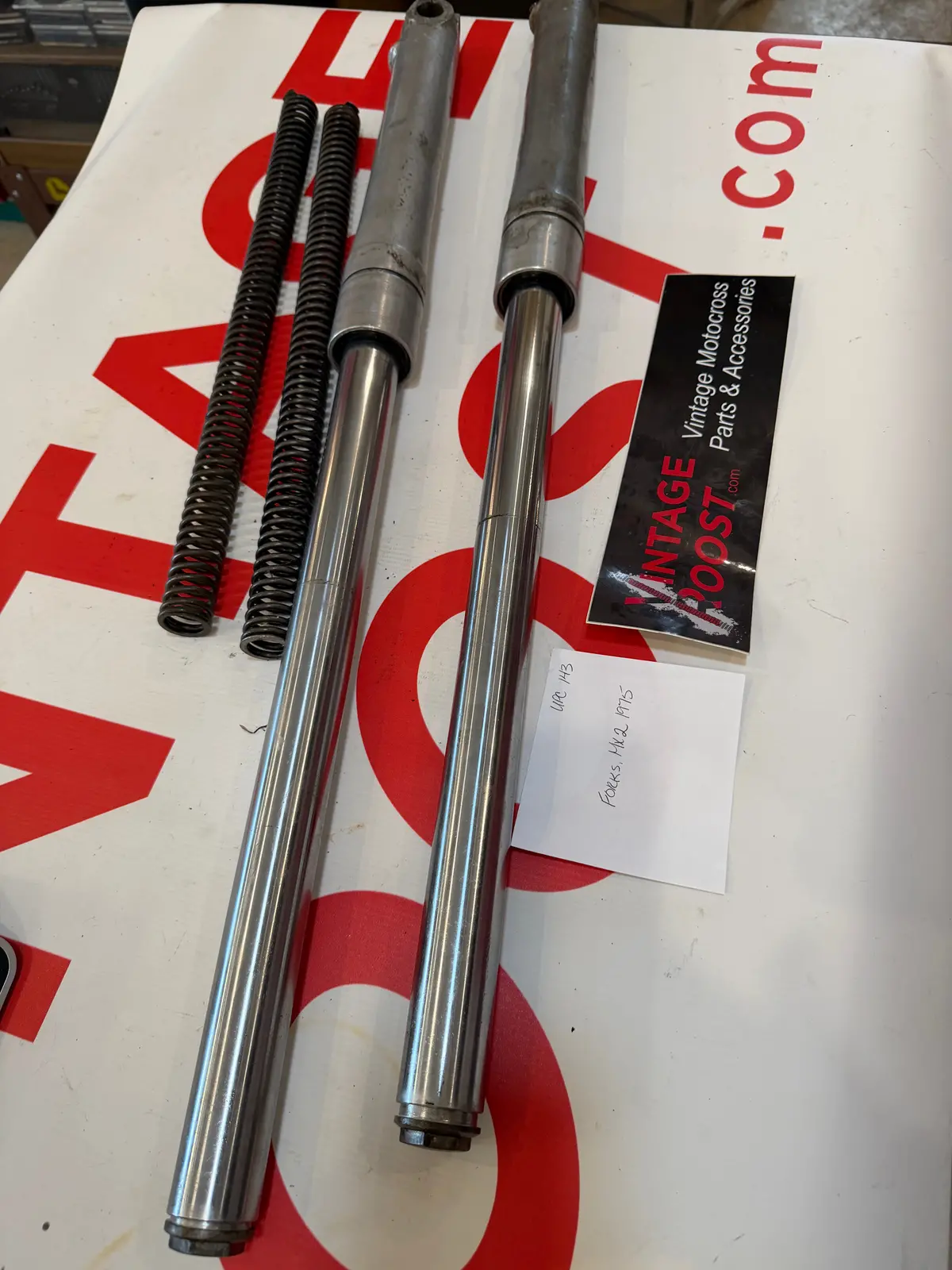 Can Am, 1975, Mx2 Forks. Used Parts 1