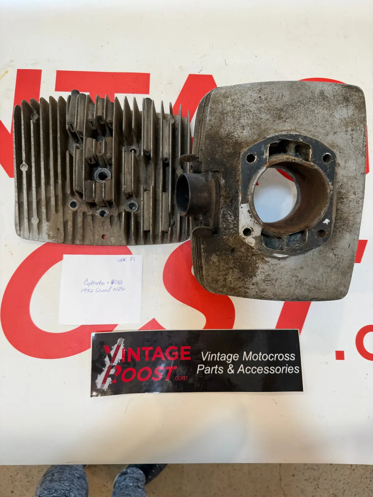 Can Am, 1982 Qual Iv 250, Cylinder And Head, 72. Mm Stock Bore, Used Parts 1