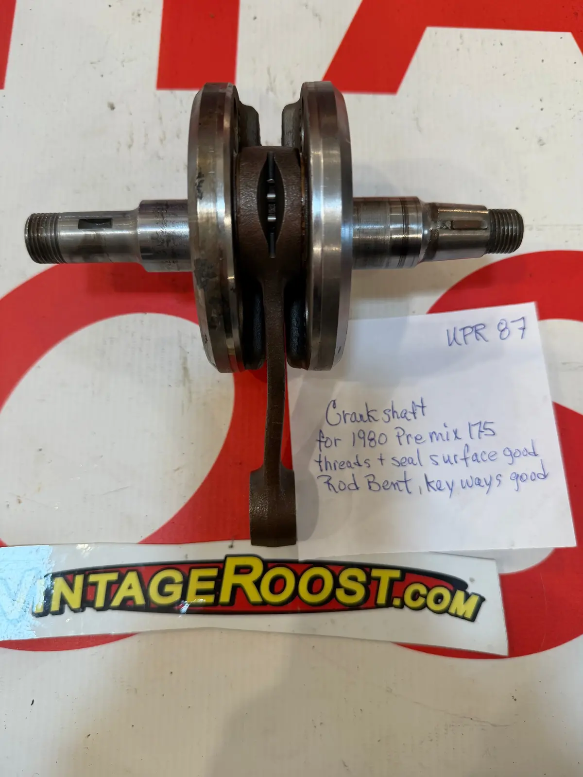 Can Am, Crankshaft 1980 Premix 175, Used Parts 1