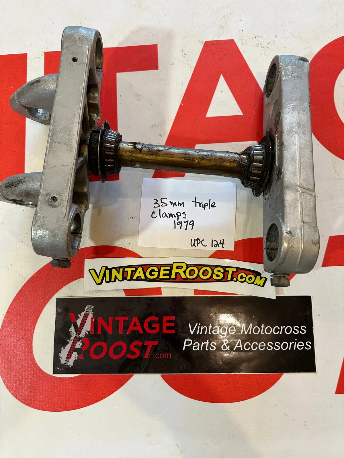 Can Am, 35 Mm Triple Clamp, Used Parts 1