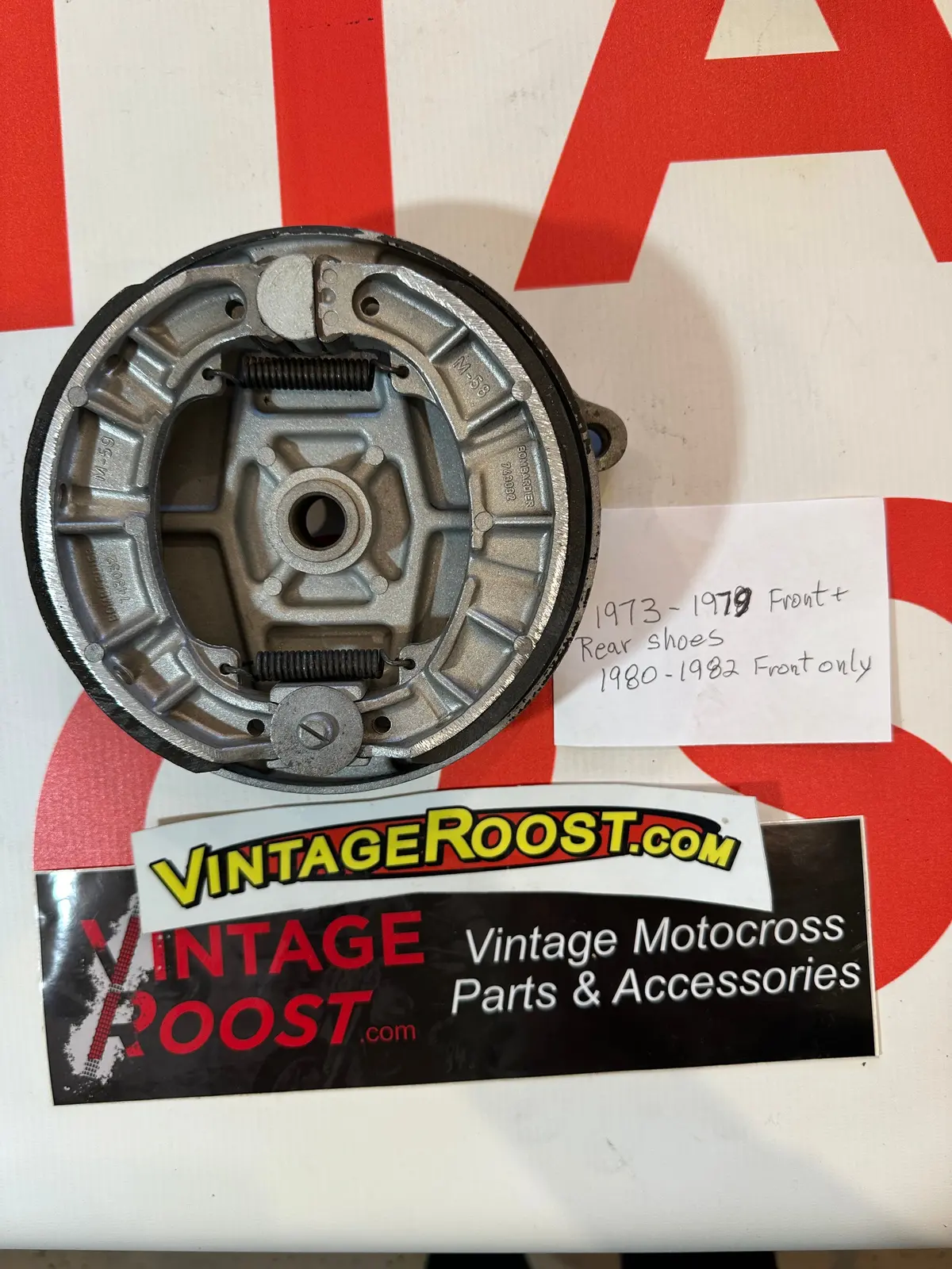 Can Am, Brake Shoes, 1973-79, Sold As A Pair, Regular Thickness, See Below For List, New! 2
