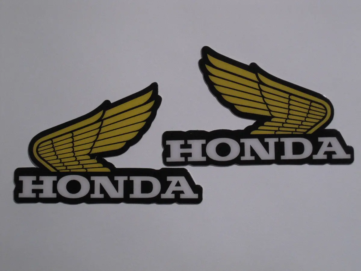 Honda, 1973-75, Wing Tank Decals, Reproduction 1