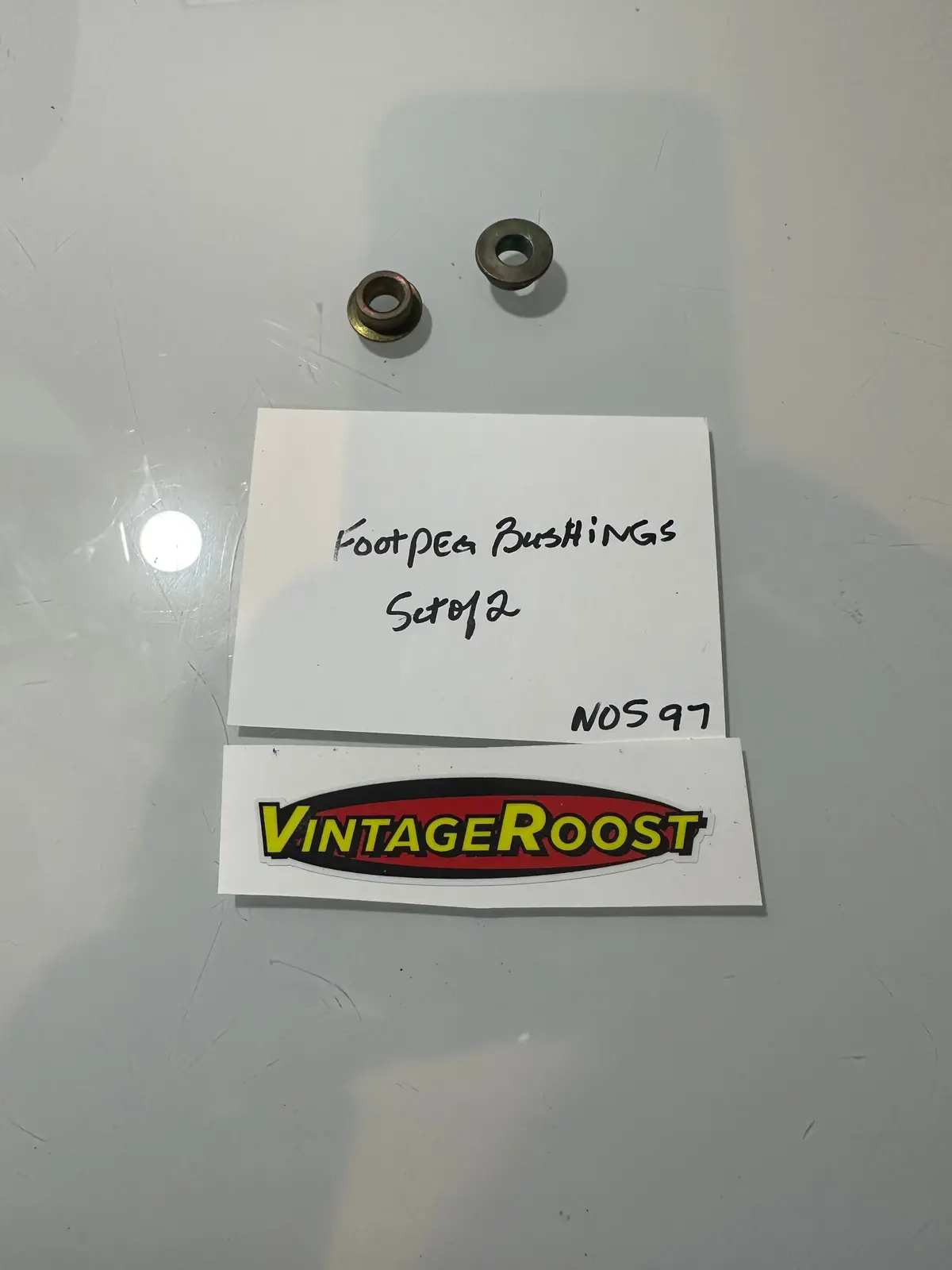 Can Am, Foot Peg Bushings, Set Of 2,  Nos, New! 1