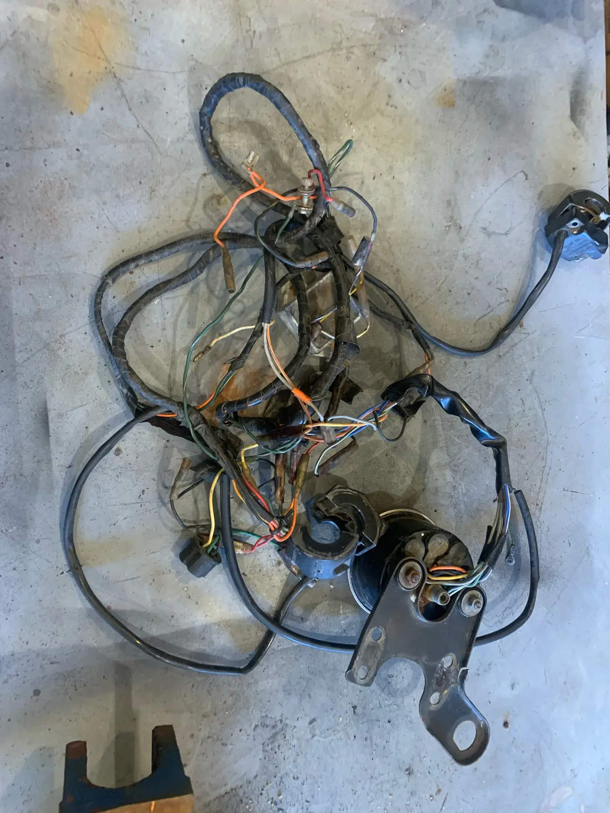 Can Am,Tnt Wire Harness, Speedo Broken Will Be Removed, Used Parts 1