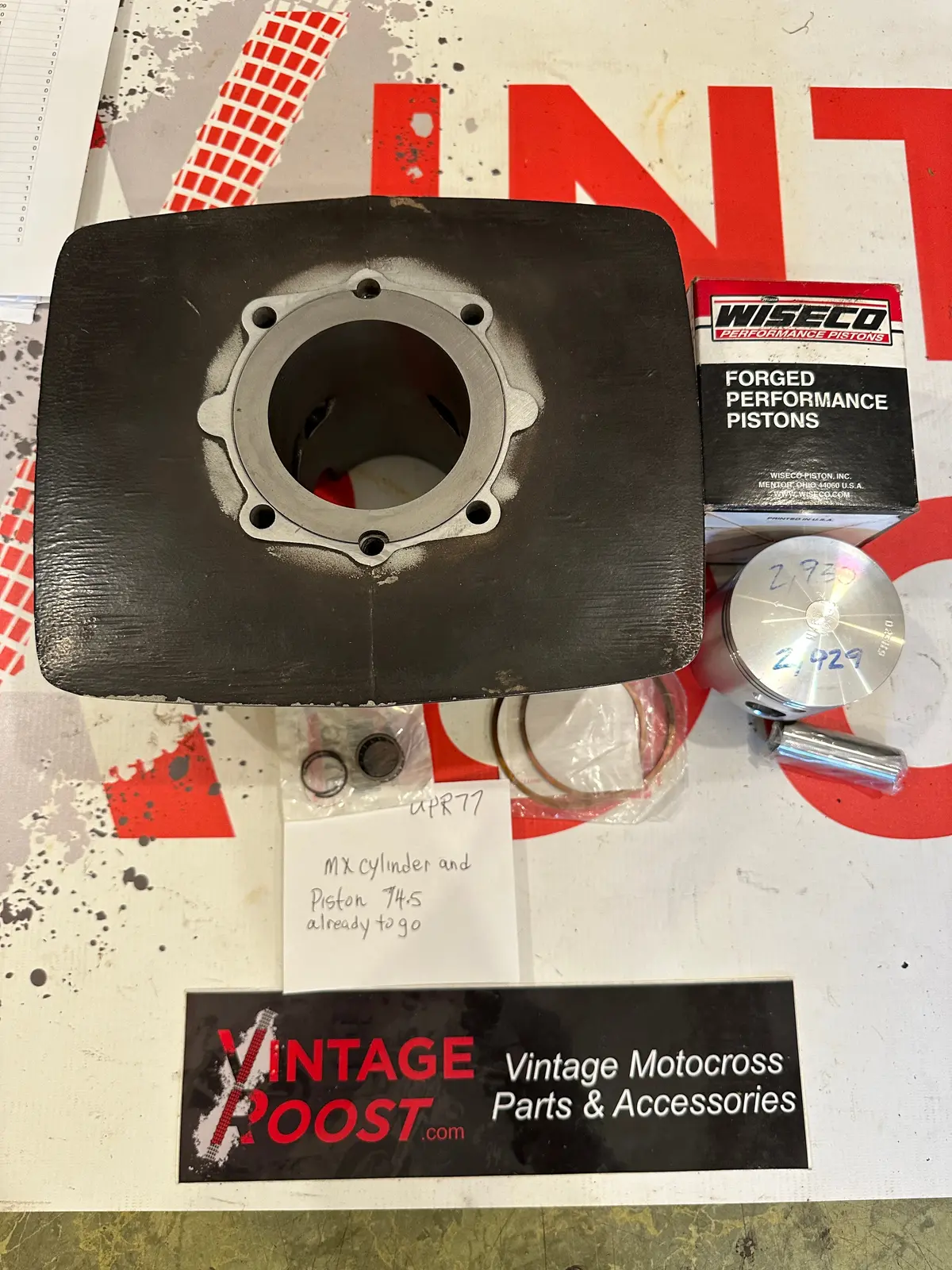 Can Am, Mx Cylinder And Piston, 74.5 Mm Bore, Already To Go, Used Parts, New! 1