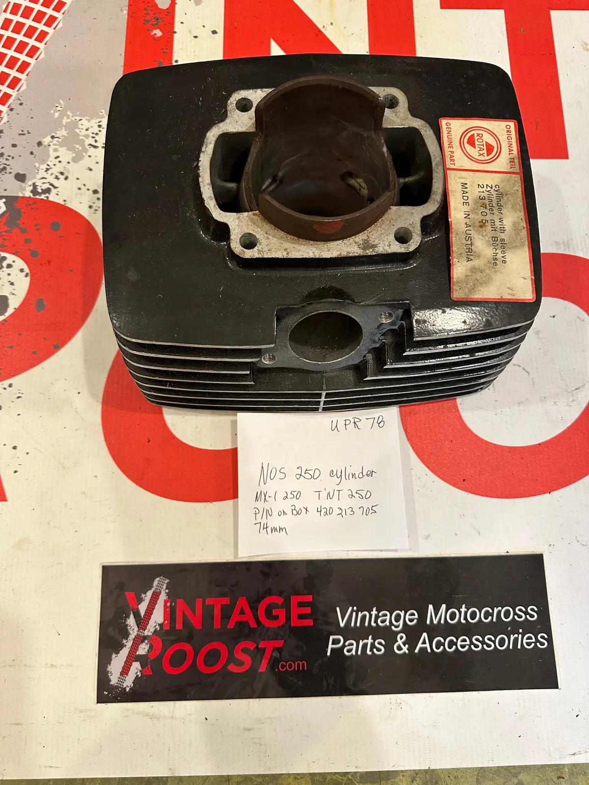 Can Am, Nos 250 Cylinder, Mx1-250, Tnt 250, 74 Mm Bore, Used Parts, New! 1