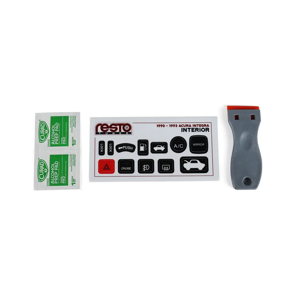 Restotuner 1990 - 1993 Integra Interior Decal Set 1