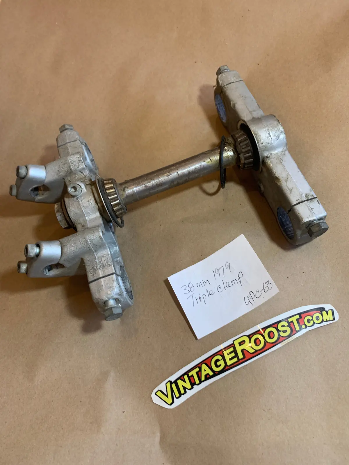 Can Am, 1979 Triple Clamp, 38 Mm, Used Parts 1