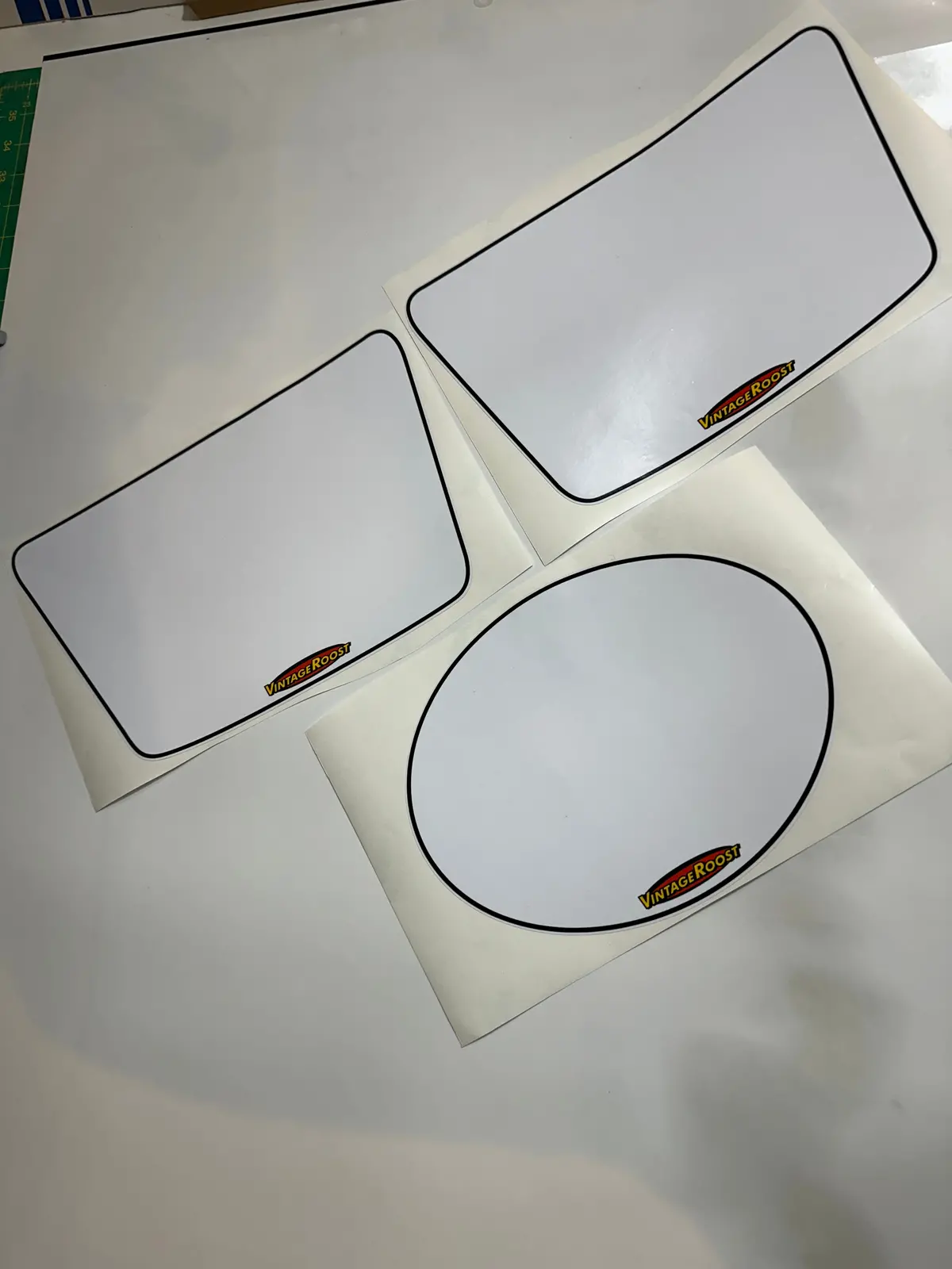 Can Am, 1980-81, Mx6, Front And Side Number Plates, Reproduction 1