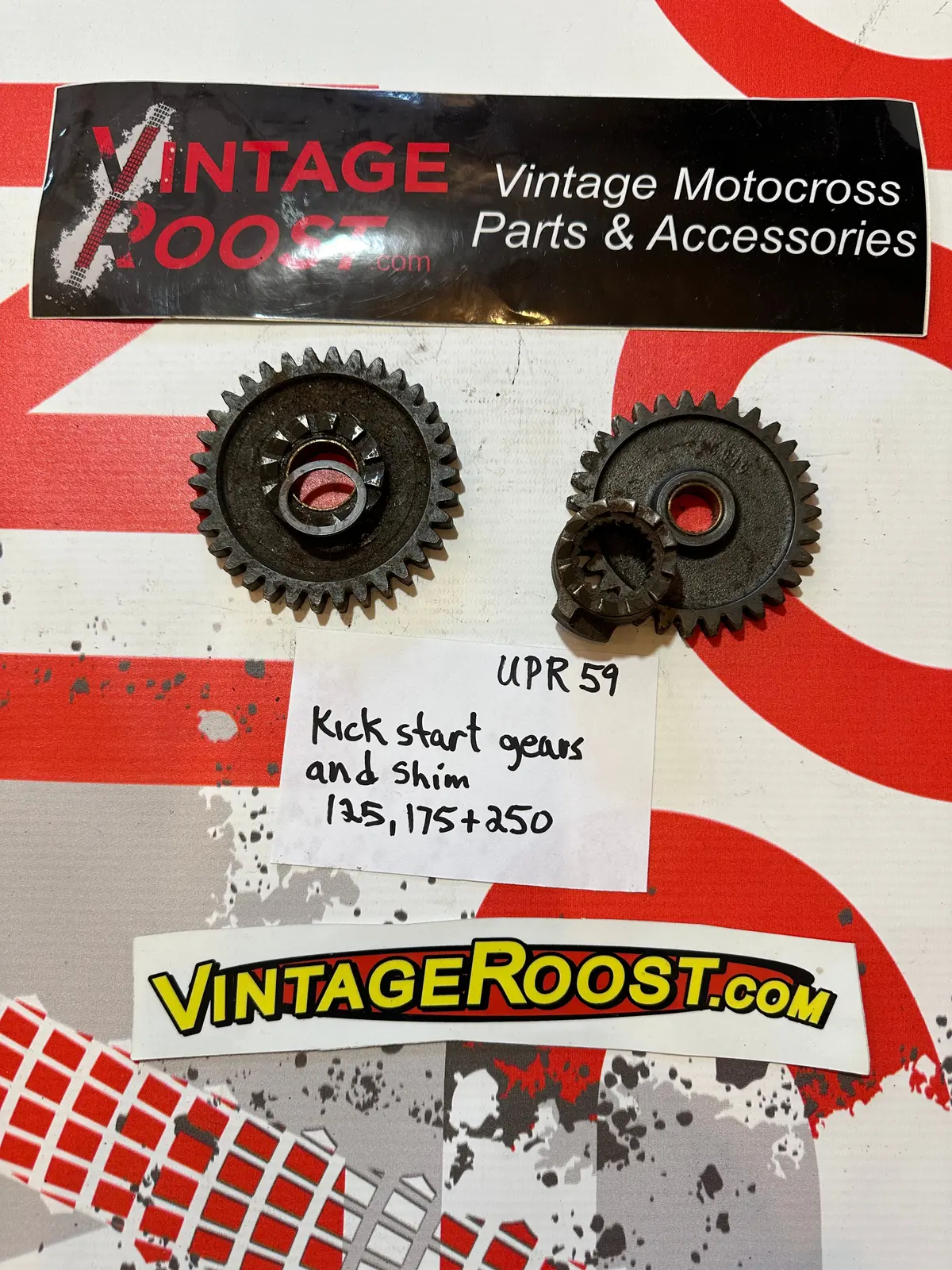 Can Am, Kick Start Gears And Shim, 125, 175 And 250, Used Parts 1