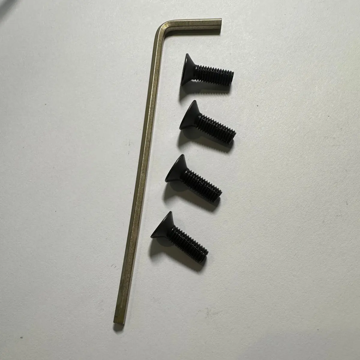 Can Am Screws, Rotary Valve Cover, Set Of 4, Black With Hex Key Wrench - New! 1