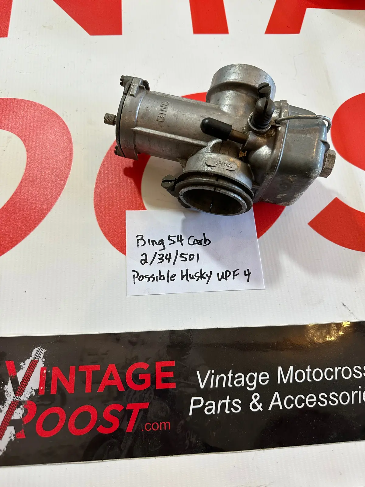 Bing Carb 54, Husky?,  2/34/501, Used Parts 1