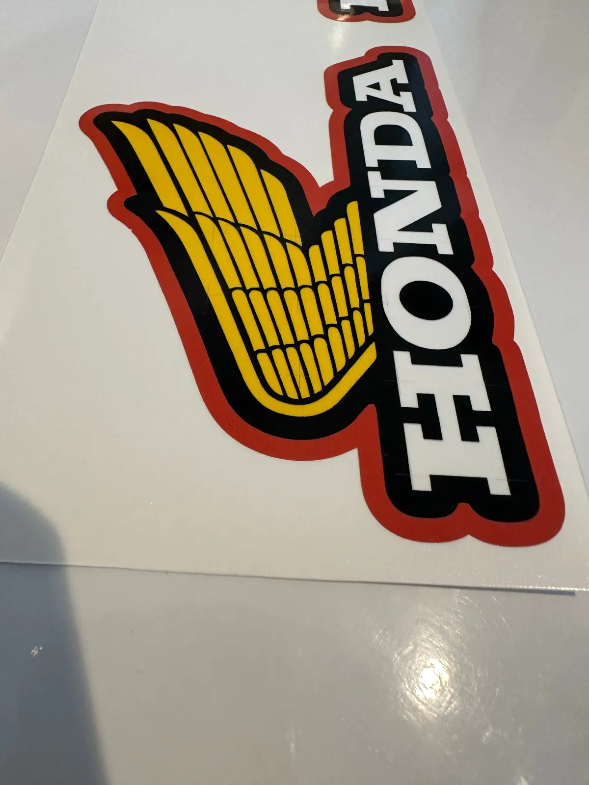 Honda, 1980'S (Early 80'S), Scored Large Wing Tank Decals, Reproduction 1