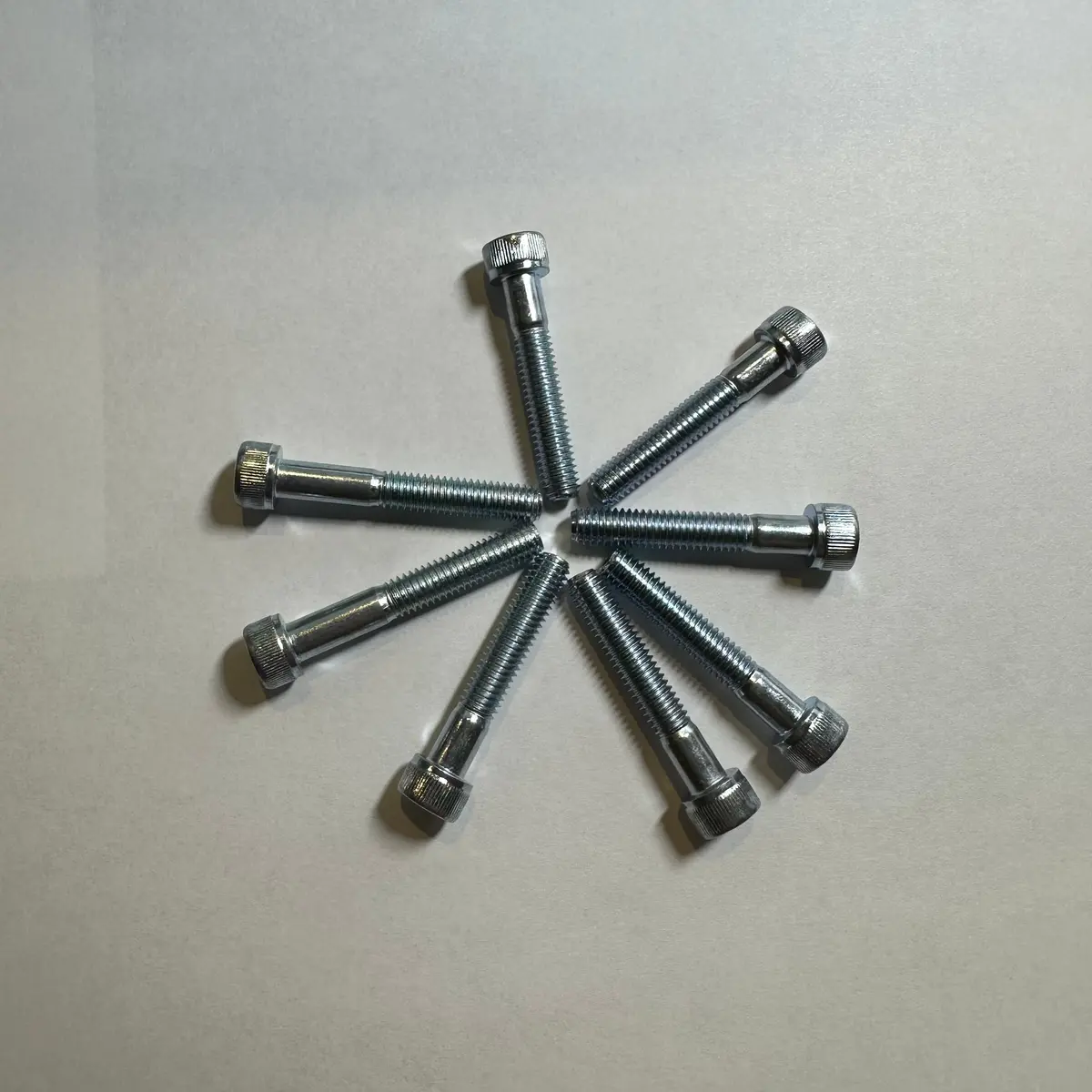Can Am Clutch Cover Bolts, 370, 400, 406, Set Of 8, Silver - New! 1