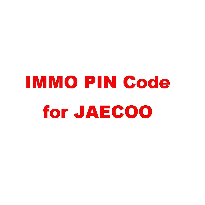 Immo Pin Code Calculation For Chery Jaecoo Omoda 1