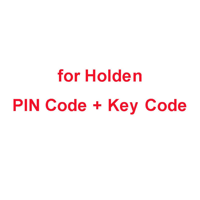 Immo Pin Code, Key Code Calculation For Holden 1