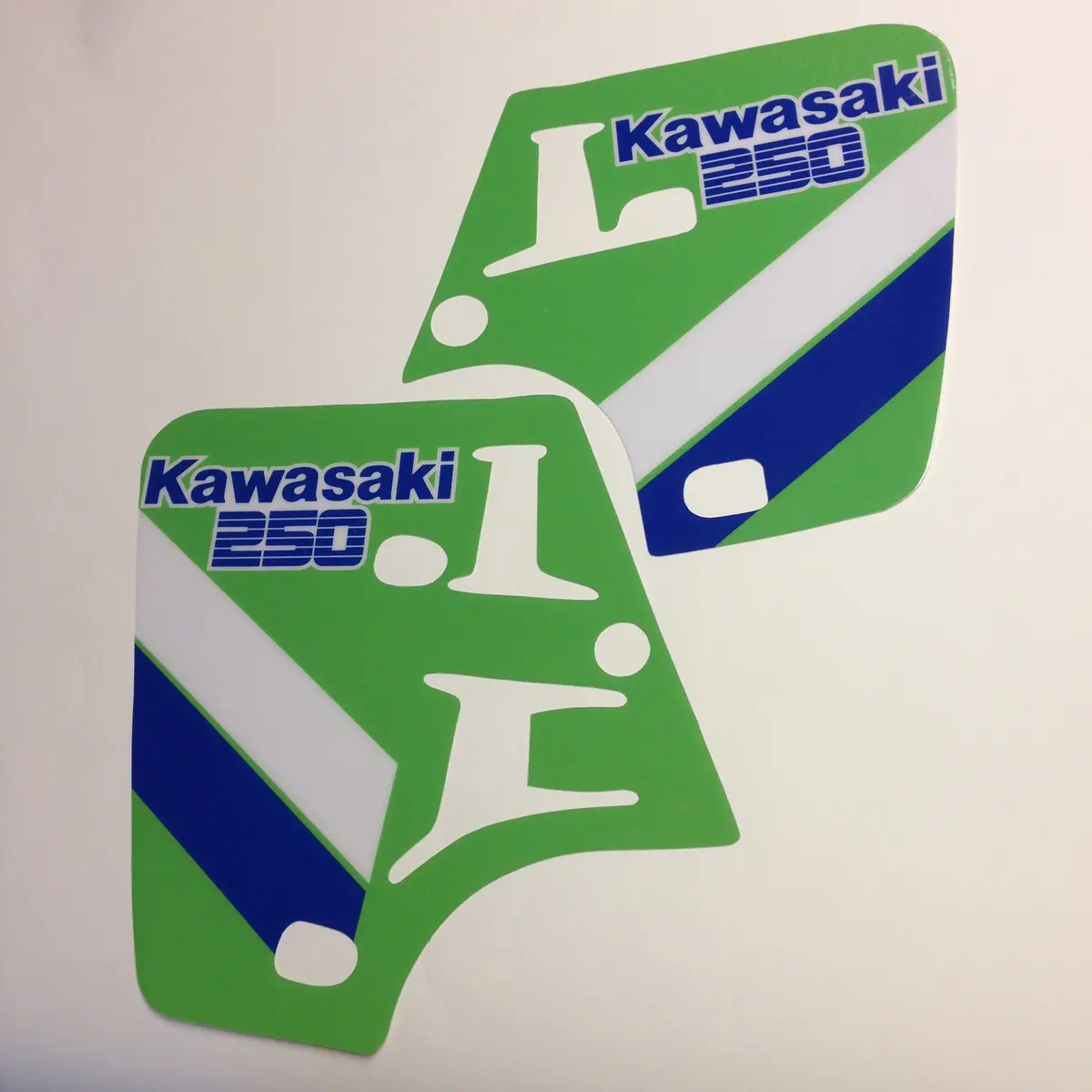 Kawasaki, 1987, Kx 250, Rad Decal Kit, Reproduction 1