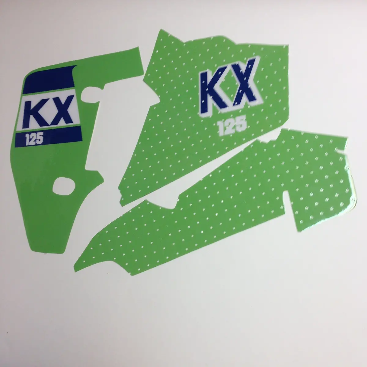 Kawasaki, 1988, Kx 125, Tank And Rad Decal Kit, Reproduction 1