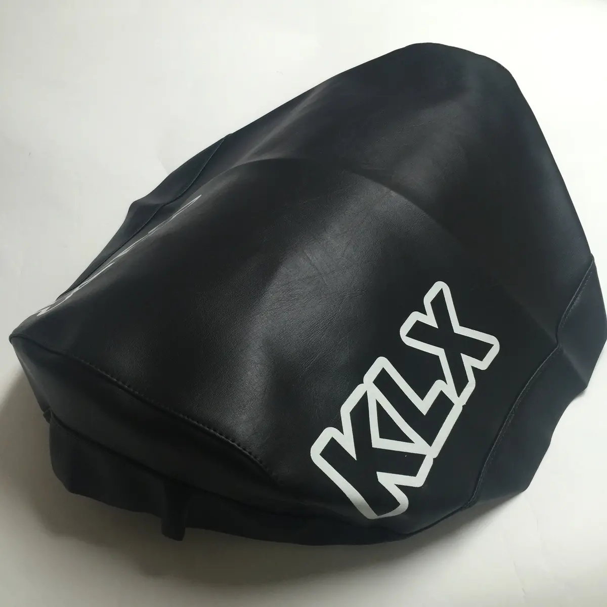 Kawasaki, 1979-83, Klx 250,  Short Seat Cover - With White Klx Outline, Reproduction 1