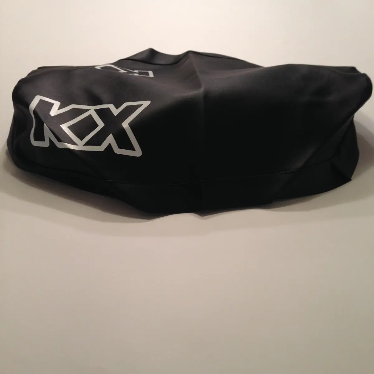 Kawasaki, 1980-81, Kx 250, White Graphic, Seat Cover, Reproduction 1