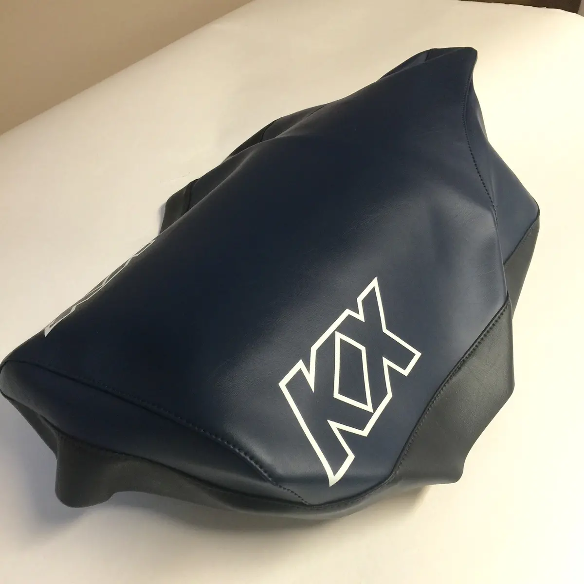Kawasaki, 1985, Kx 125 250, Navy Blue Seat Cover, Reproduction 1