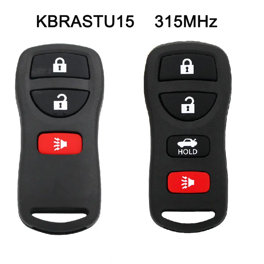 Kbrastu15 Remote Key 315Mhz For Nissan Armada Frontier Murano Pathfinder Quest Titan Xterra 1