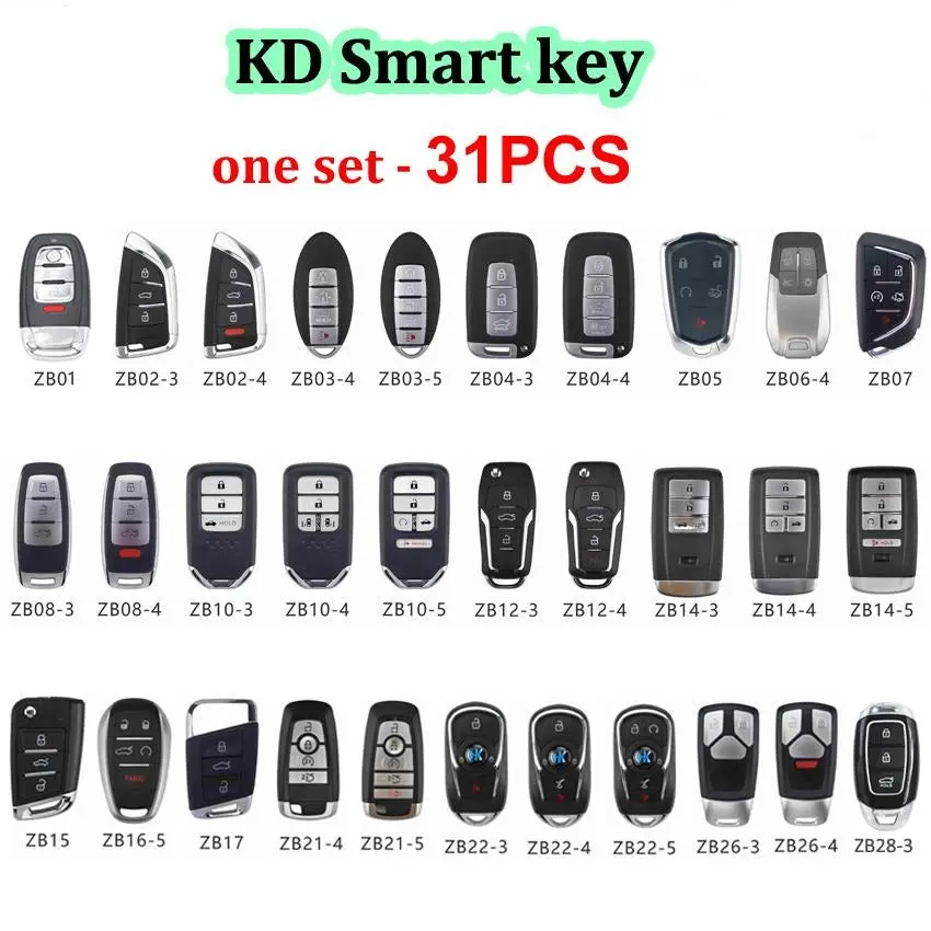 Keydiy Kd Smart Key Remote Control Full Kit 31Pcs 1