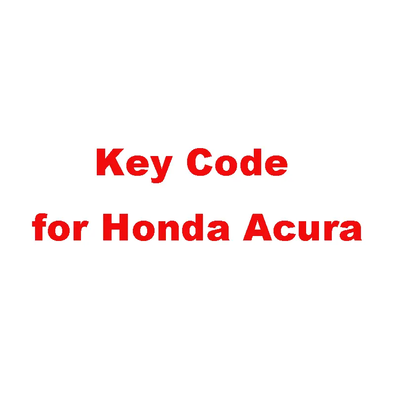 Key Code Calculation For Honda Acura (Usa, Canada, Australia) 1