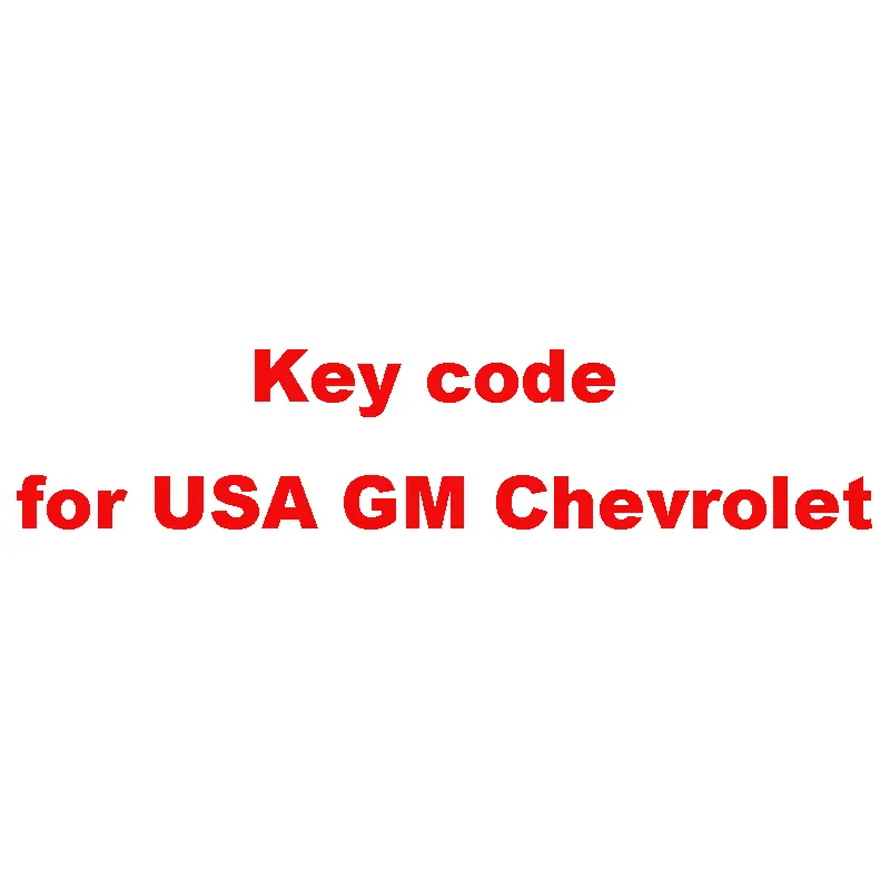 Key Cut Code Calculation For Gmc Gm Chevrolet Cadillac (Usa) 1