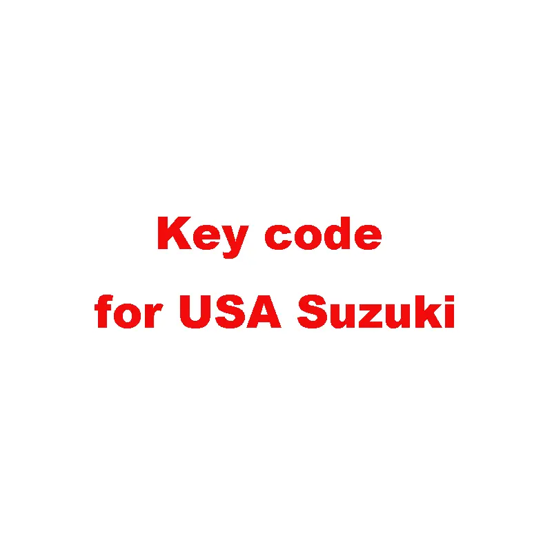 Key Cut Code Calculation For Suzuki (Usa) 1