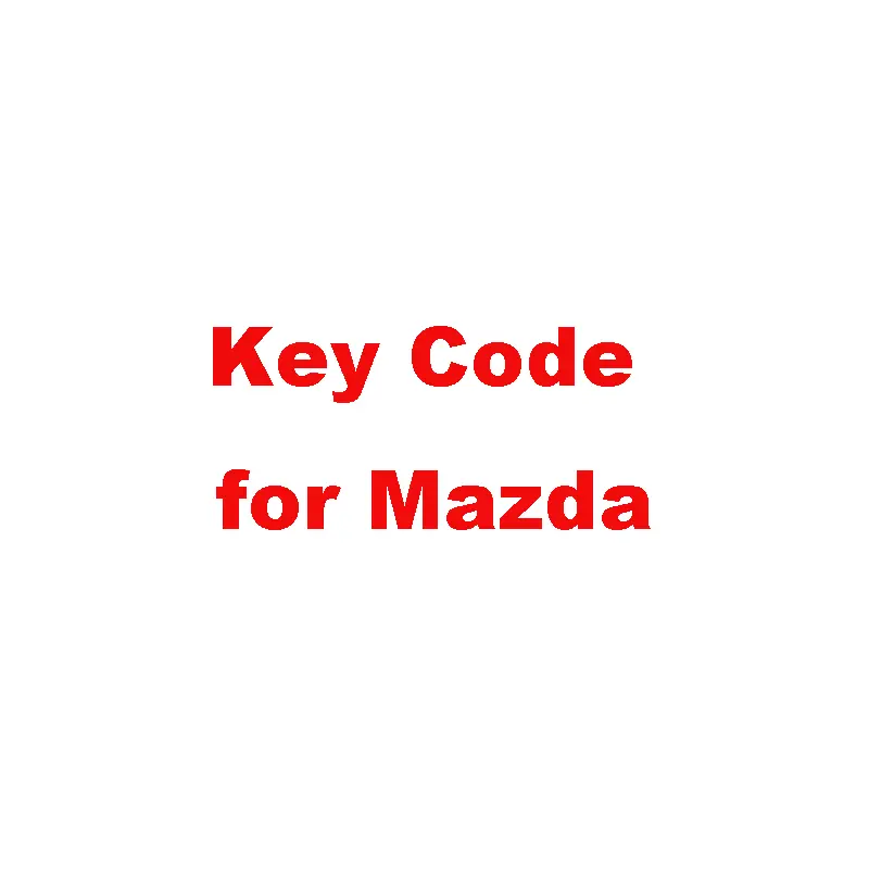 Key Cut Code Calculation For Mazda (Usa, Canada) 1