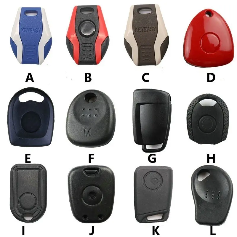 60Pcs Universal Transponder Key Case Chip Shell Spare Key Casing For Keydiy Kd Xhorse Vvdi Key Blade Holder Box 1