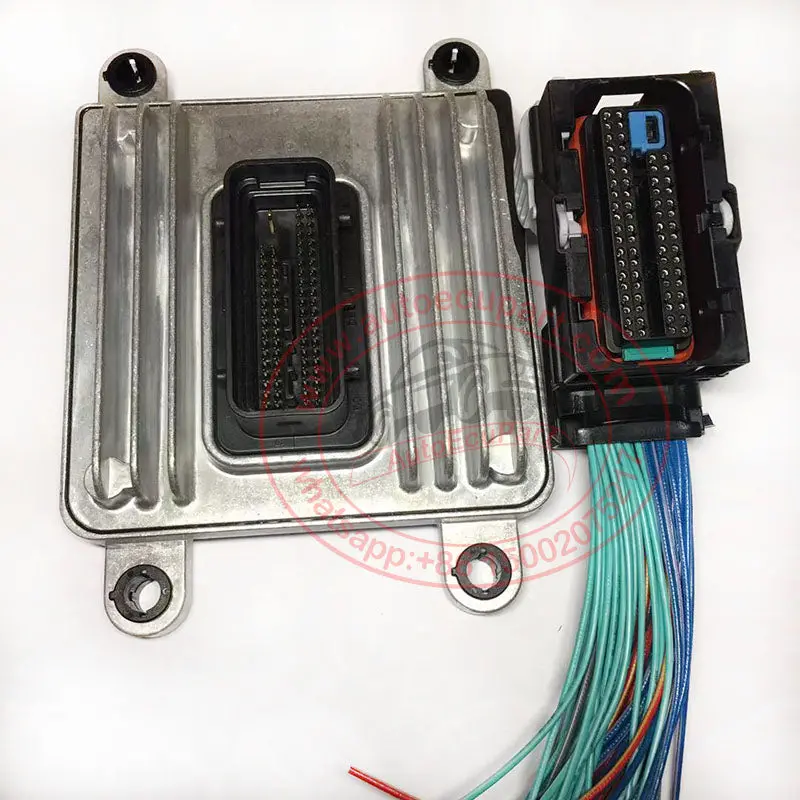 New Ecu Connector+ Original Delphi Mt20u Ecu Engine Computer 28091909 Bq3601110-91A0 For Great Wall Zxauto 1