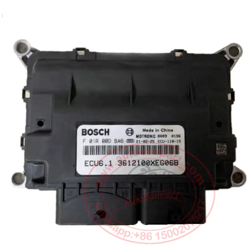 Original New Bosch Ecu6.1 F01r00dba6 3612100Xeg06b For Great Wall Haval H6 H2 Engine Computer (F 01R 00D Ba6) Electronic Control Unit 1