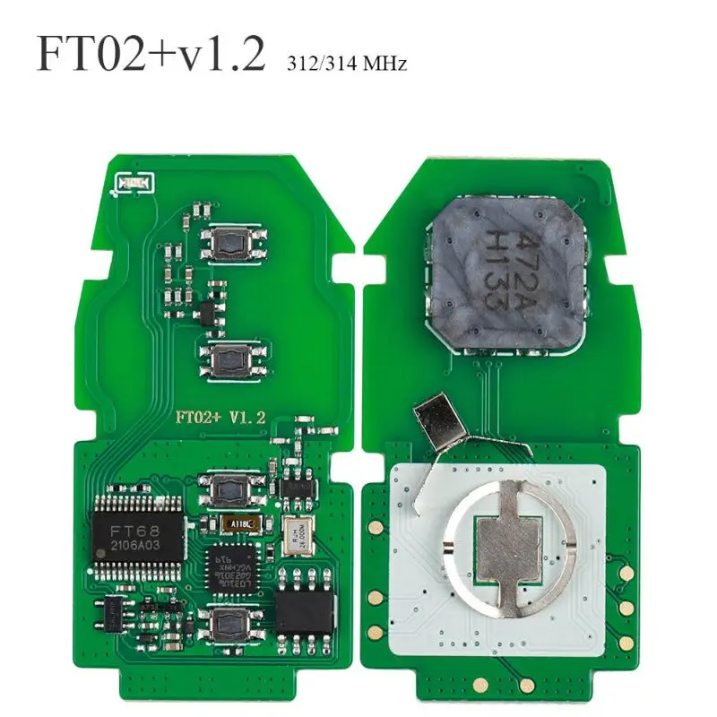 Lonsdor Ft02 Ph0440b 312/314 Mhz Pcb Remote Control Update Of Ft11-H0410c For Toyota Smart Key Frequency Switchable 1