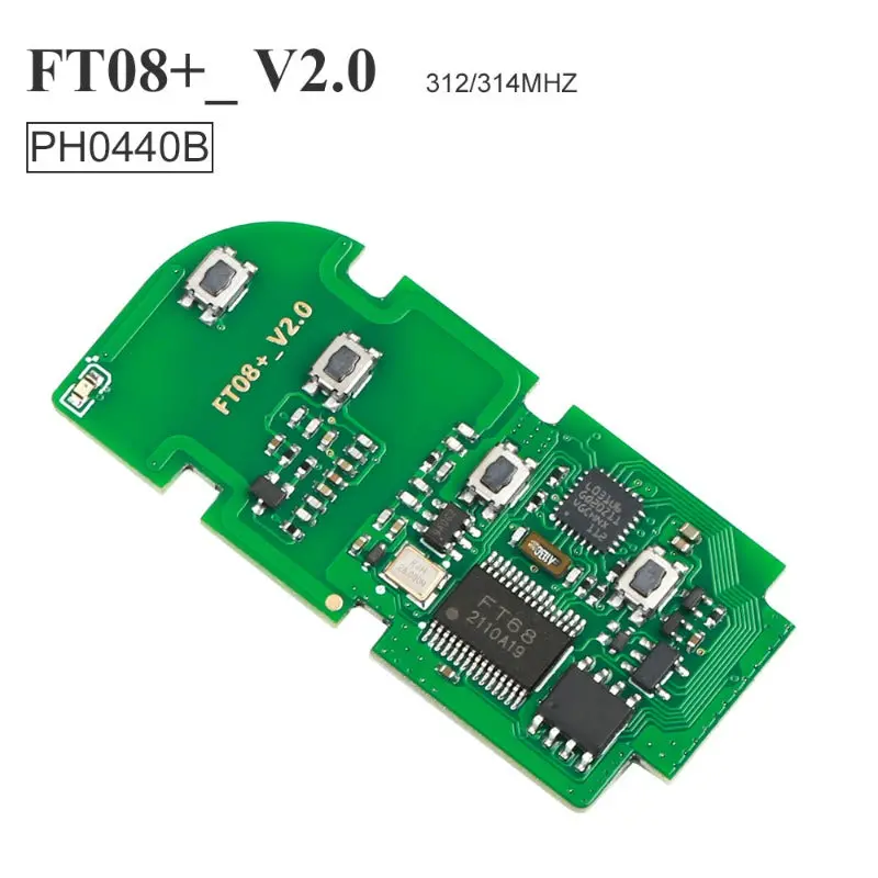 Lonsdor Ft08 Ph0440b Update Verson Of Ft08-H0440c 312/314Mhz Toyota Smart Key Pcb Frequency Switchable 1