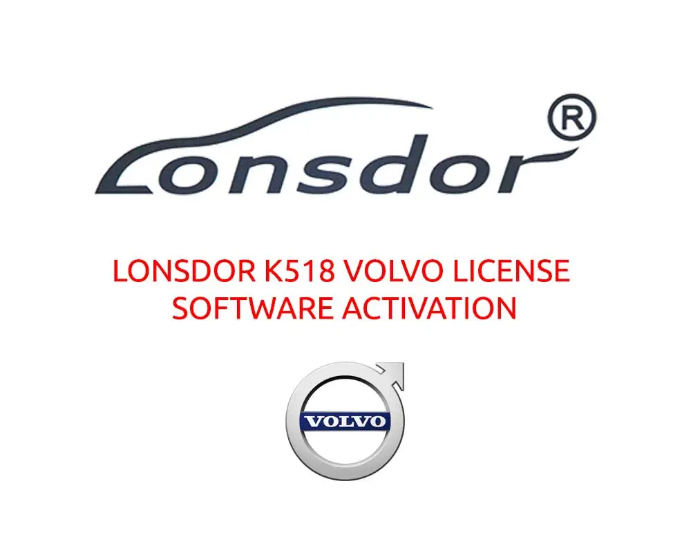 Lonsdor K518 Volvo License Software Activation 1